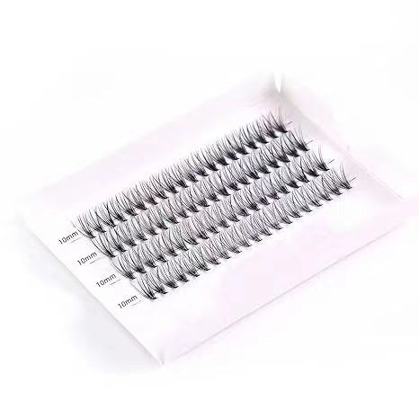 Soft DIY Lashes 0.07mm 20 Roots 80 Clusters C Curl 9/10/11/12/13/14/15mm Individual False Eyelashes Natural Eyelash Extension at Home (20D-9/10/11/12/13/14/15mm-C Curl)