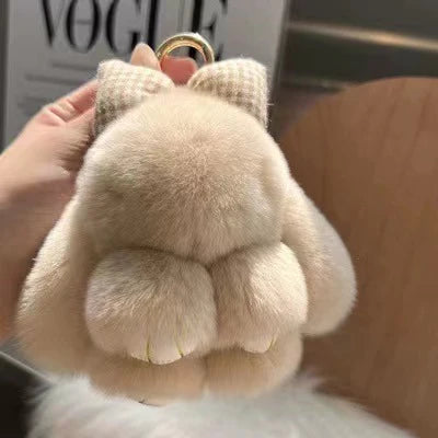 Super Soft Plush Bunny Pendant Key Chain
