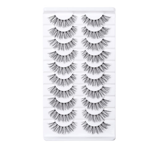 mo2 clear band 10 pairs flully and dramatic lashes