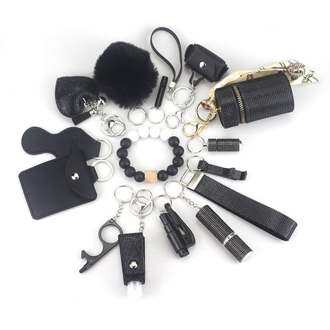 15pics selfdefense keychain