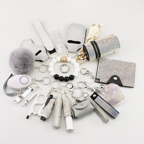 19 pics selfdefense keychain
