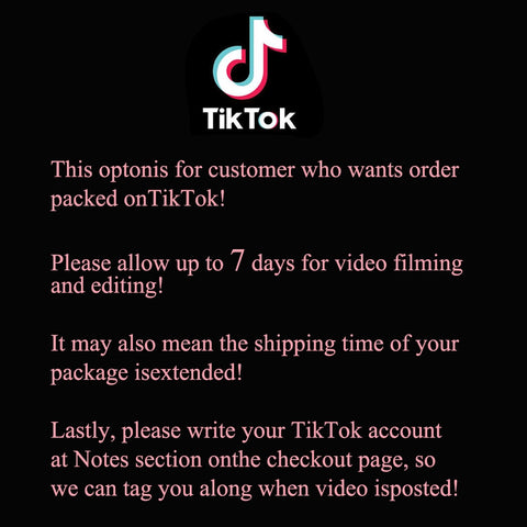 TikTok Packing Video!