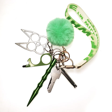 safety Keychain Set For Women And Kids 7pcs