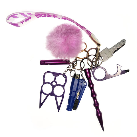 safety Keychain Set For Women And Kids 8pcs
