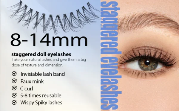 3D Natural style lashes MO103 - Image 5