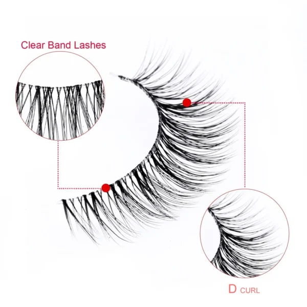 3D Natural style lashes MO102 - Image 10