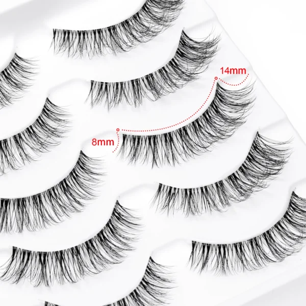 3D Natural style lashes MO102 - Image 7